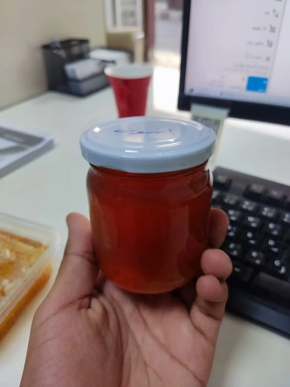 ربع كيلو عسل يانسون أصلي