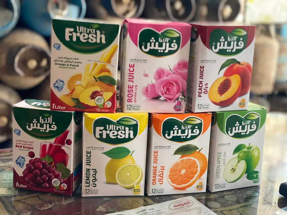 علبة شراب فريش 12x1