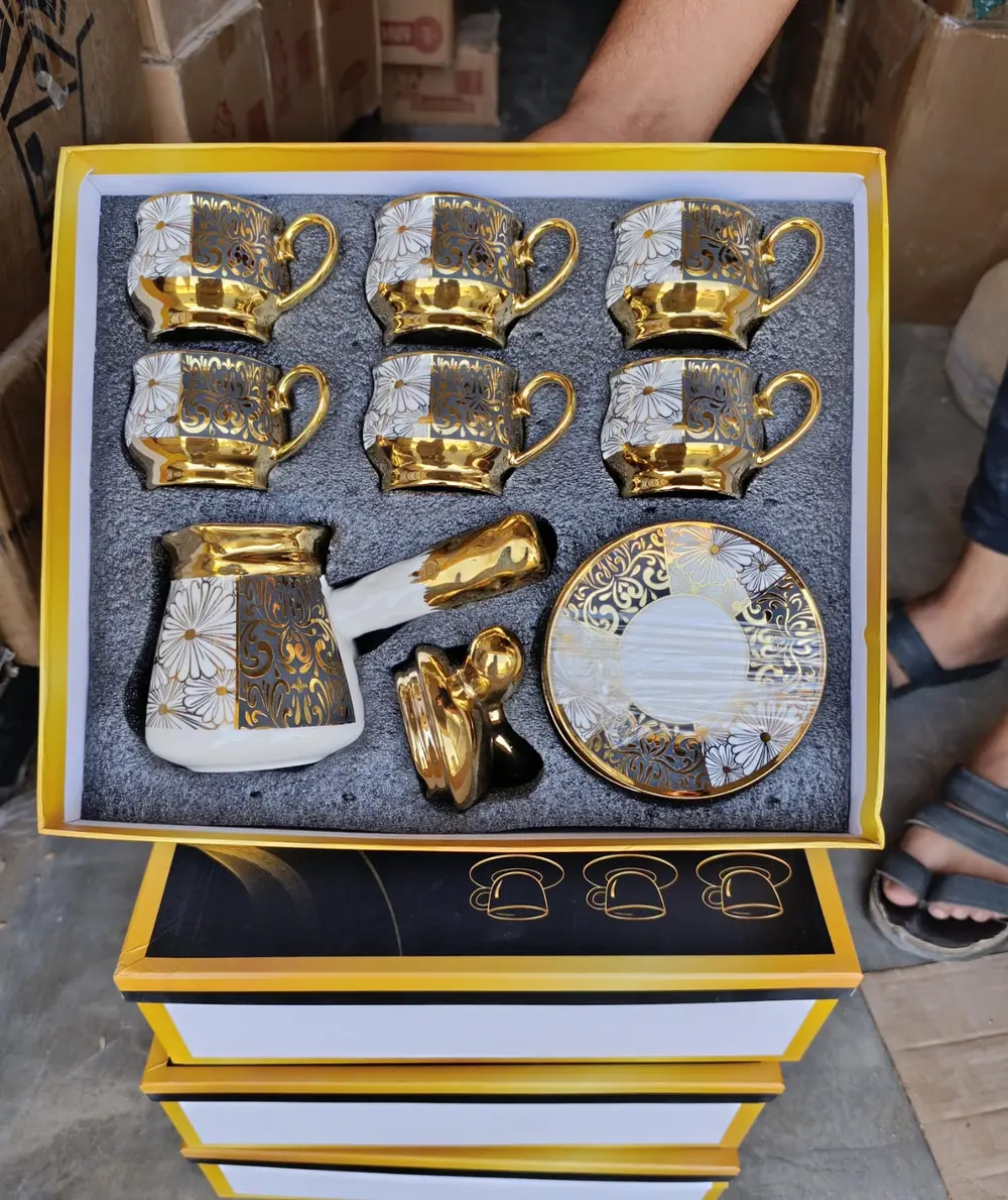 طقم فناجيل مع جزوة