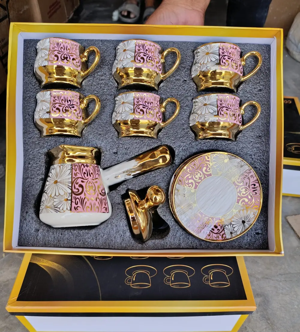 طقم فناجيل مع جزوة