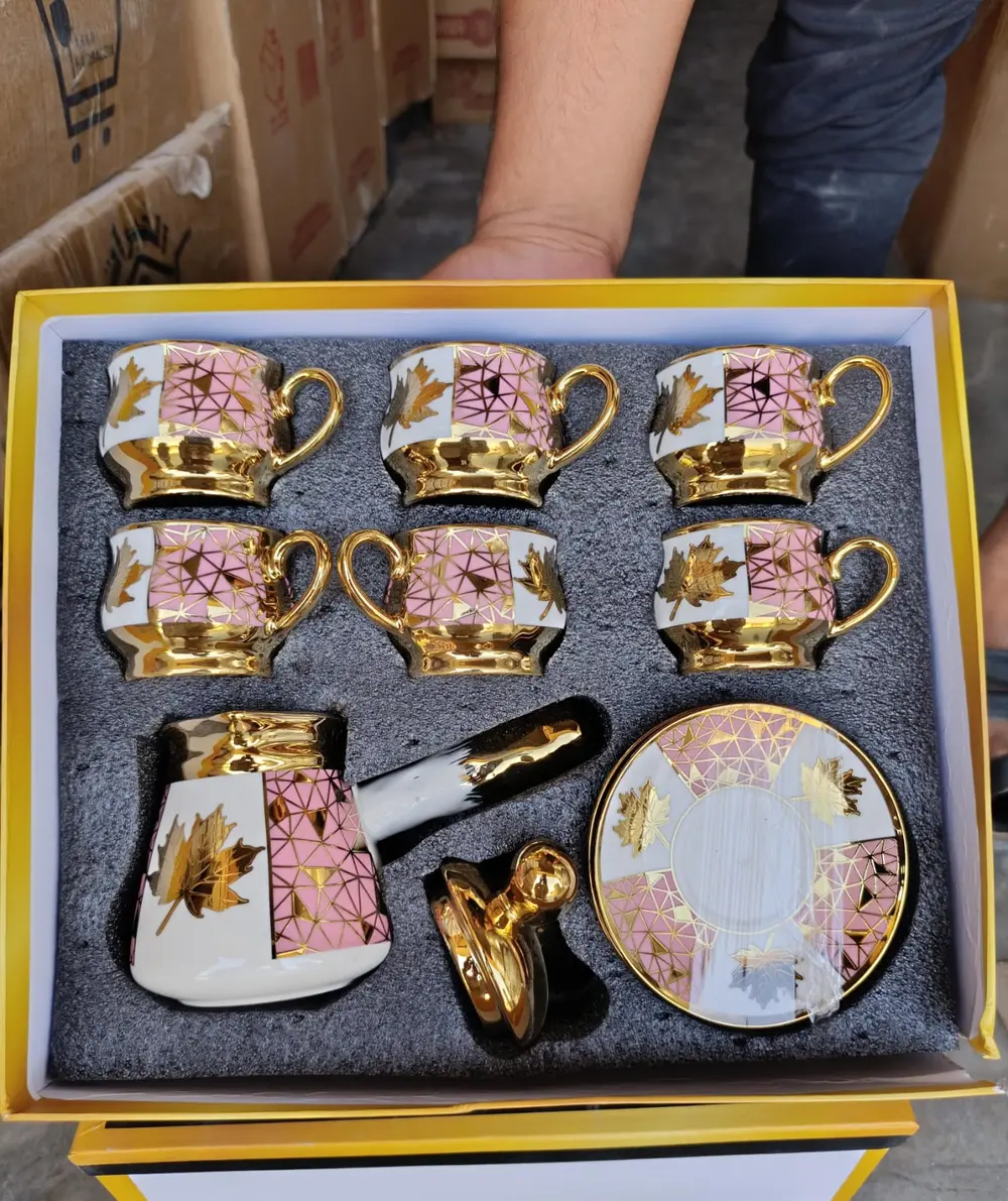 طقم فناجيل مع جزوة