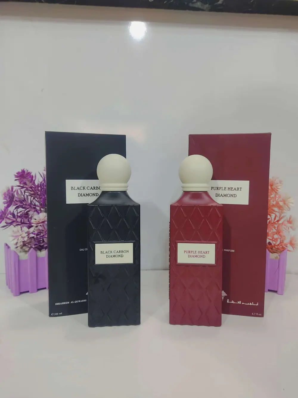 (BLACK CARBON , PURPLE HEART) DIAMOND