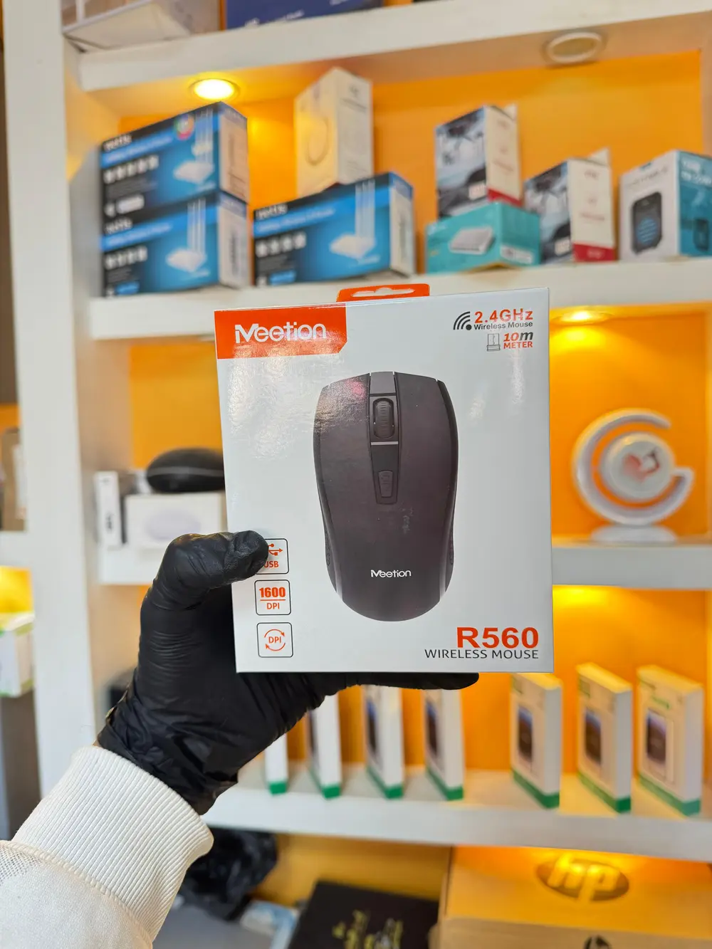 ماوس لاسلكي بطارية